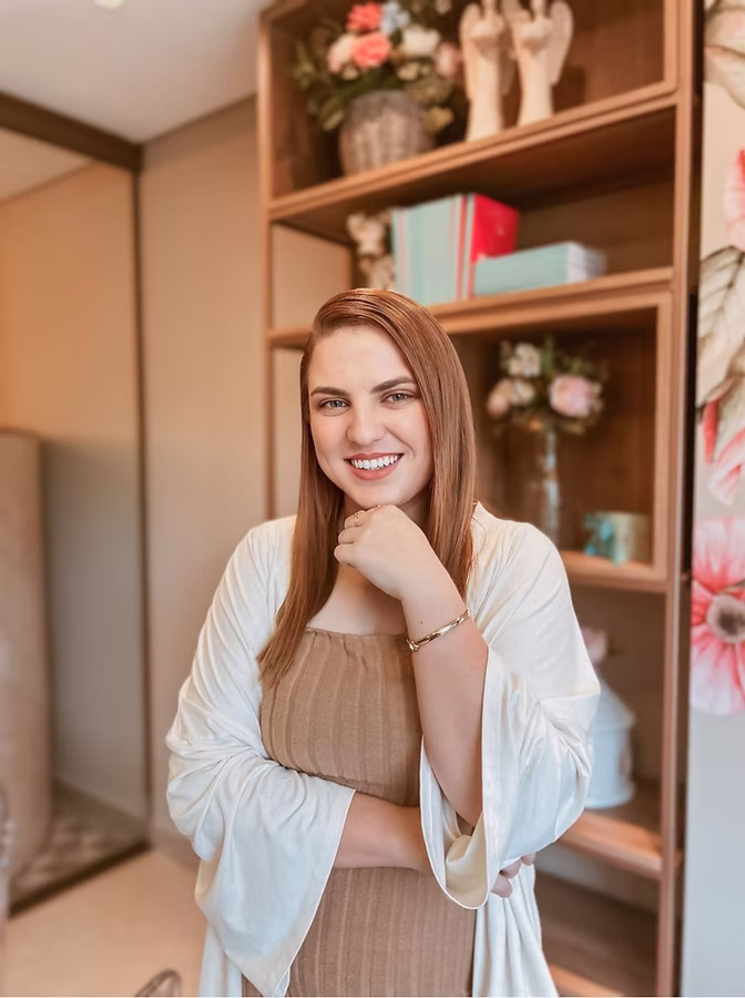 Ádria Vicente em sessão de terapia